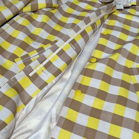 NWT Maeve by Anthropologie Gingham Swing Jacket - Picture 6 of 9